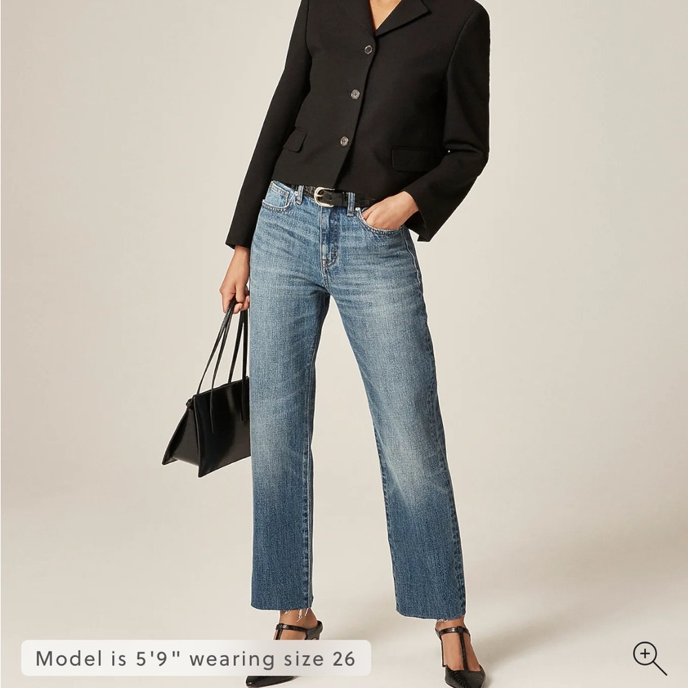 J Crew Nipped Straight Jean in Rigid size 28 NWT